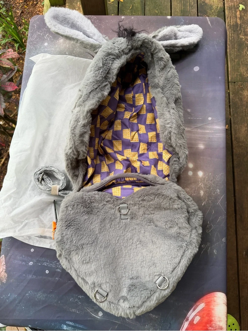 Dolls Kill plush gray